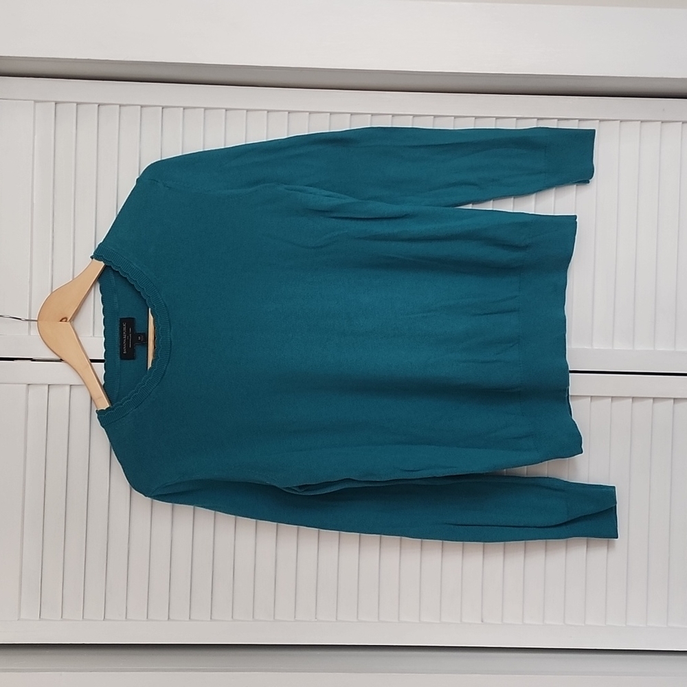 Banana Republic Teal Crew Neck Sweater